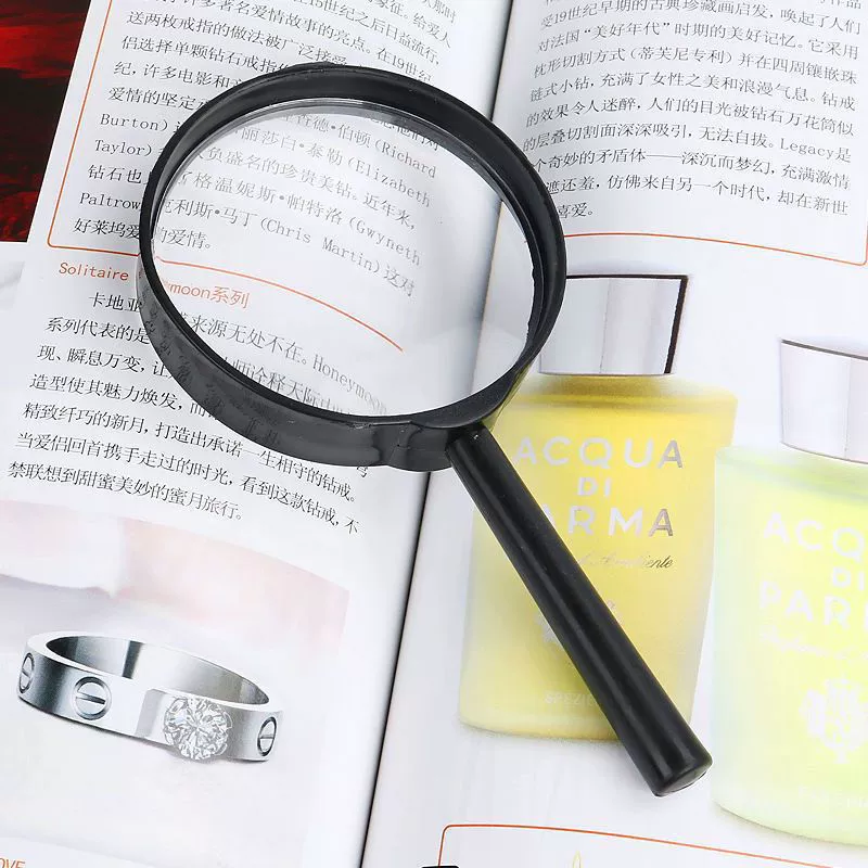 60MM увеличительное стекло для детей в 5 раз эксперимент для учащихся детского сада