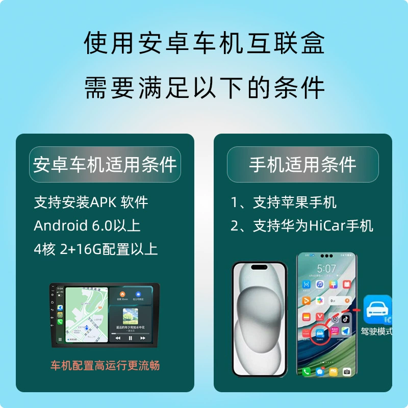 Автомобильный конвертер Android в беспроводной CarPlay Apple, модуль двухвх связей Huawei HiCar для автомобиля