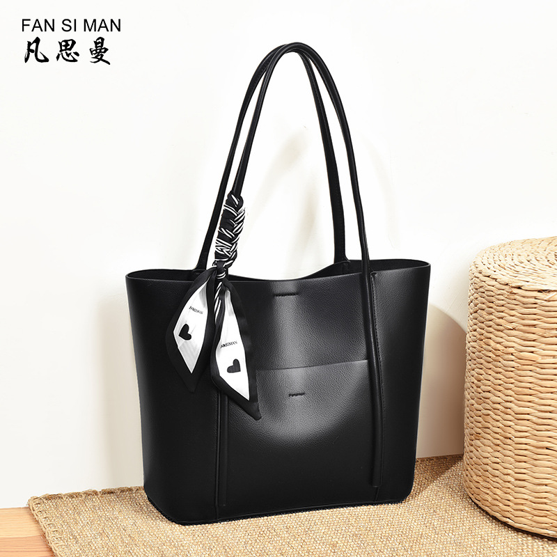 Vansman bolso de mujer bolso de alta gama bolso de hombro de gran capacidad bolso de cubo bolso de bolsa de bolsa