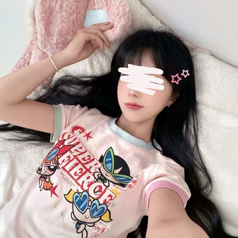 Three Colors Have Been Shipped # Original Patchwork+Printed Design【40 Count 220g 92% Cotton 8% Spandex】Short-Sleeved T-Shirt Three Colors Have Been Shipped # Original Patchwork+Printed Design【40 Count 220g 92% Cotton 8% Spandex】Short-Sleeved T-Shirt