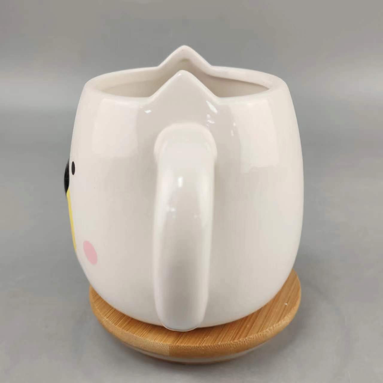 Leche fu fu osos tazas de caricatura de alta cara tazas de cerámica caseras tazas de agua tazas de café tazas de desayuno tazas de leche