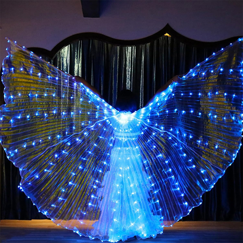 Alas LED Luminosas para Baile — Alas Brillantes para Adultos y Niños, Show y Halloween