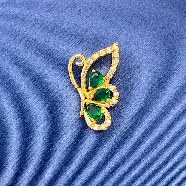 2022 nuevo trébol giratorio simple cien colgante fuente joyería fábrica al por mayor directa sin cadena