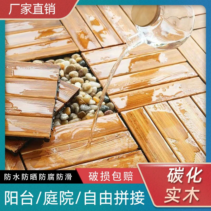 Антикоррозийный деревянный пол Солнечный пол открытый внутренний коридор