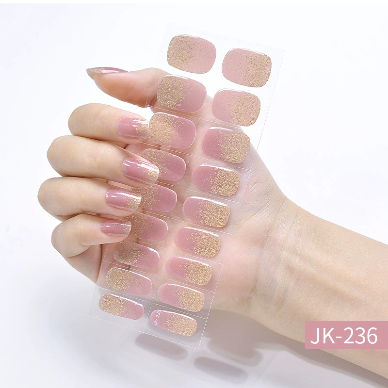 Набор для ногтей XT Gel с наклейками, искусственные ногти и лак для ногтей
