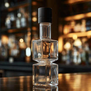 Manufacturer's Creative Whiskey Decanter, Unique High Borosilicate Glass Decanter, Glass Container, Wine Divider, Table Decoration