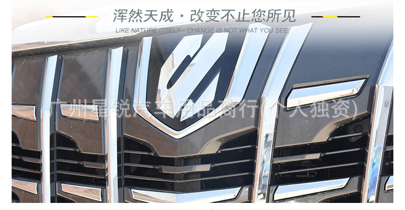 Suitable for Toyota 30 Series 40 Series Alpha Front Car Logo Shield Center Net Logo Alpha Modified Front Center Net Logo Series