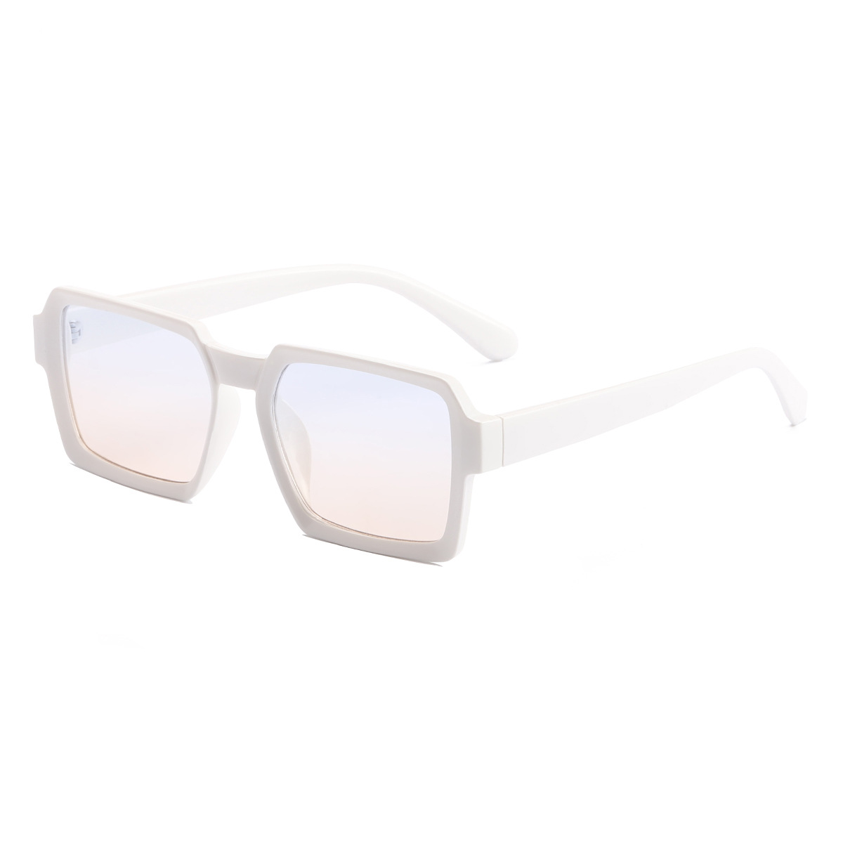2021 nuevo europeo y americano transfronterizo retro simple polígono gafas de sol ins leche té color personalidad Internet celebridad gafas de sol moda