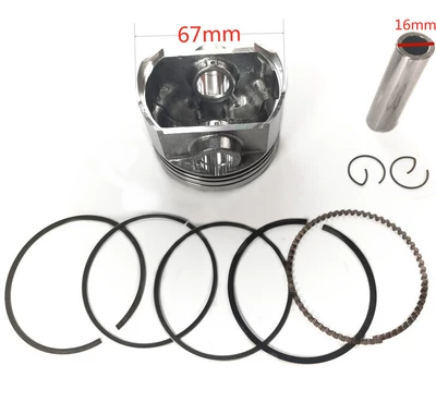 CG250CC, Piston, piston ring, piston pin