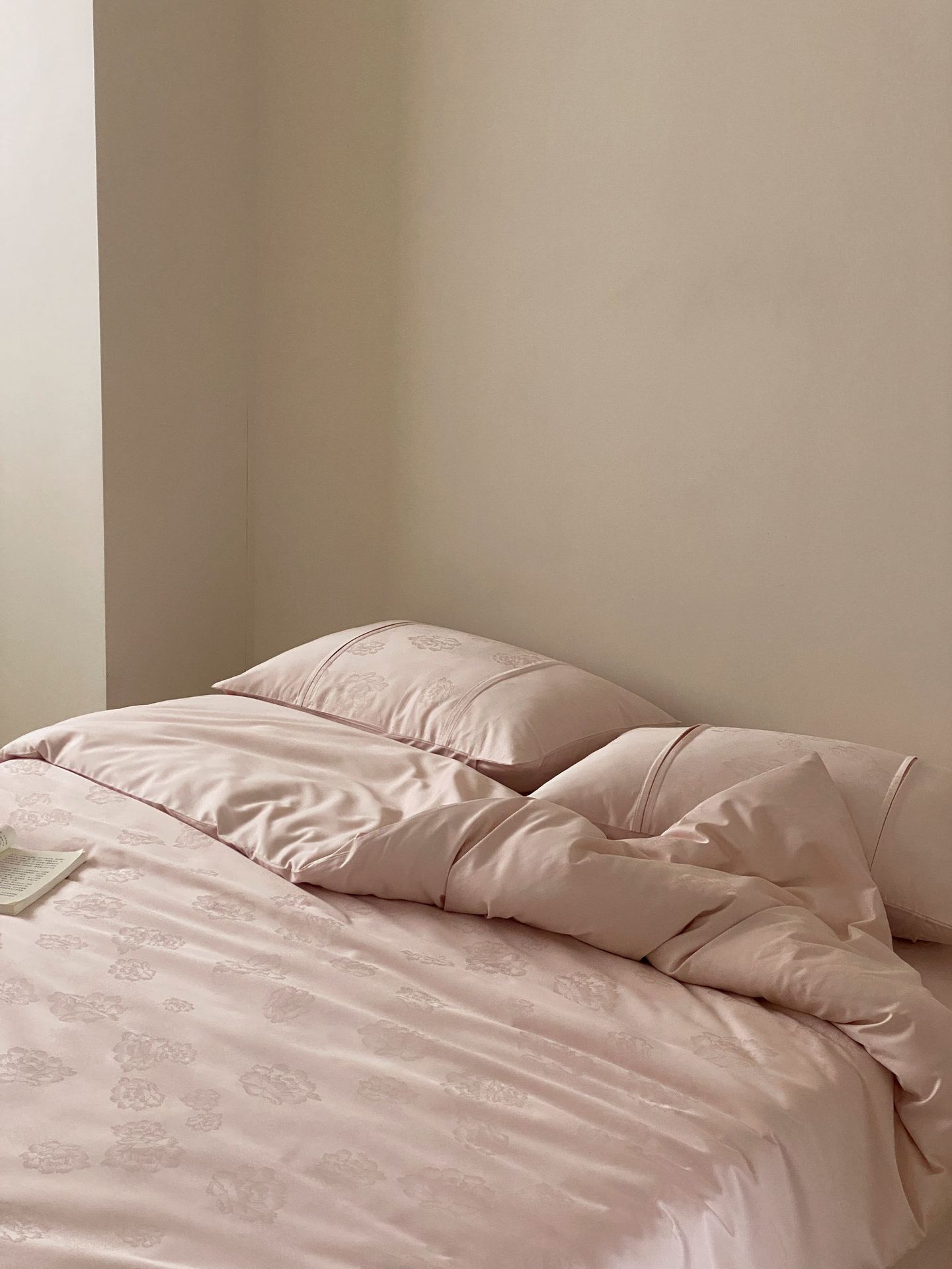 Set lenzuola 4 pezzi in cotone jacquard stile nordico elegante_voghion.com