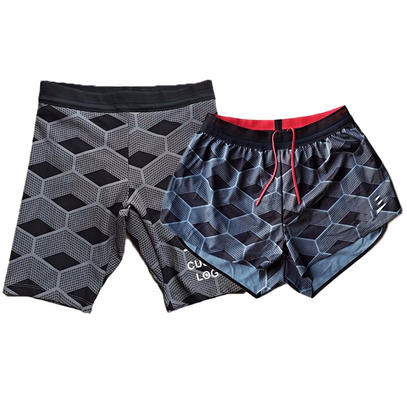 KENYA Kenya Men's Diamond League Marathon Track and Field Shorts Dash Tight Pants Oratable LOGO