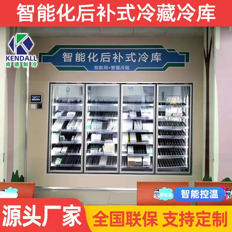 后补式恒温冷库玻璃门展示柜储存陈列二合一保鲜冷库大容量冷柜