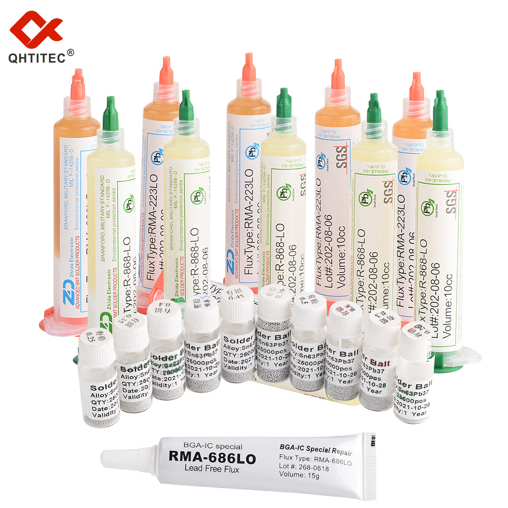 JCD Solder Paste RMA-686, Active Solder Paste Oil, High-Temperature Organic No-Clean No-Desoldering Soldering Agent