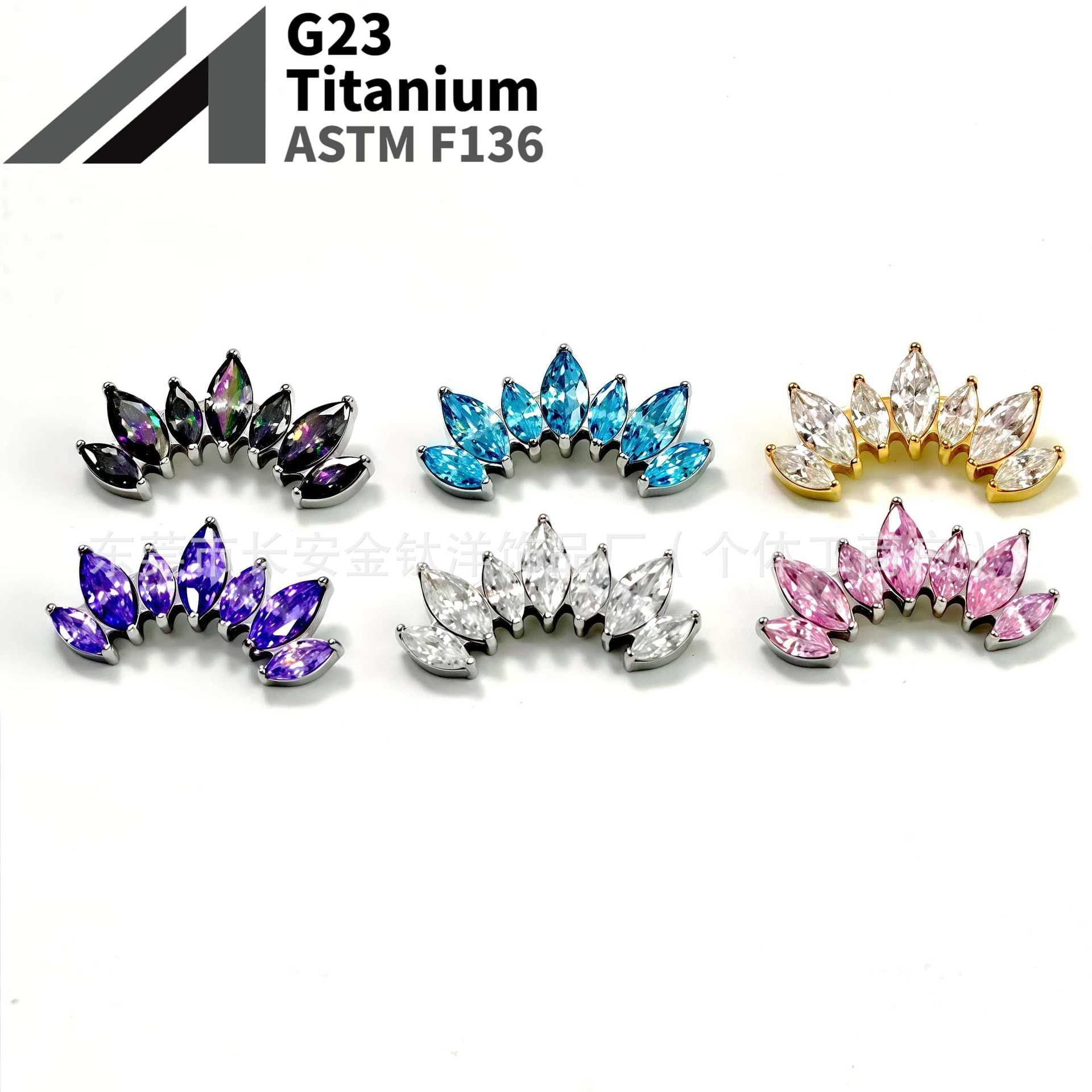 16G labret stud size and finish detail