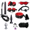 Red set, 11 pieces