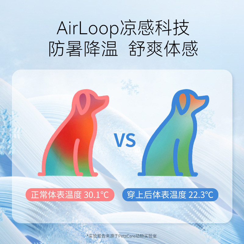 Verano perro perro mediano y grande golden retriever labrador protector solar perro grande bolsa de hielo ropa fresca fuera ropa para mascotas