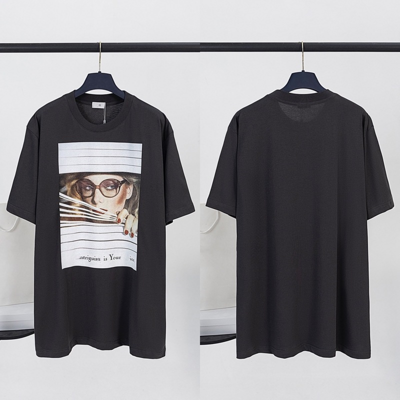 スポットハイバージョン Dijia S25 夏新作刺繍プリント Djia 高級トレンドシリーズカジュアル男女半袖 Tシャツ|undefined