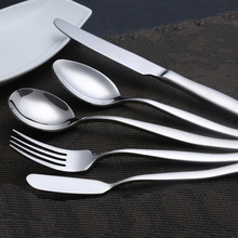 20 Piece stainless steel dinnerware set knife fork spoon