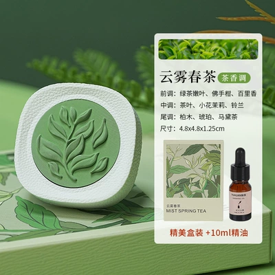 car perfume fragrance air conditioning — Car Perfume Aromatherapy - yunwu-spring-teaboxed-10ml-essential-oil-greetful-car-air-outlet-aromatherapy