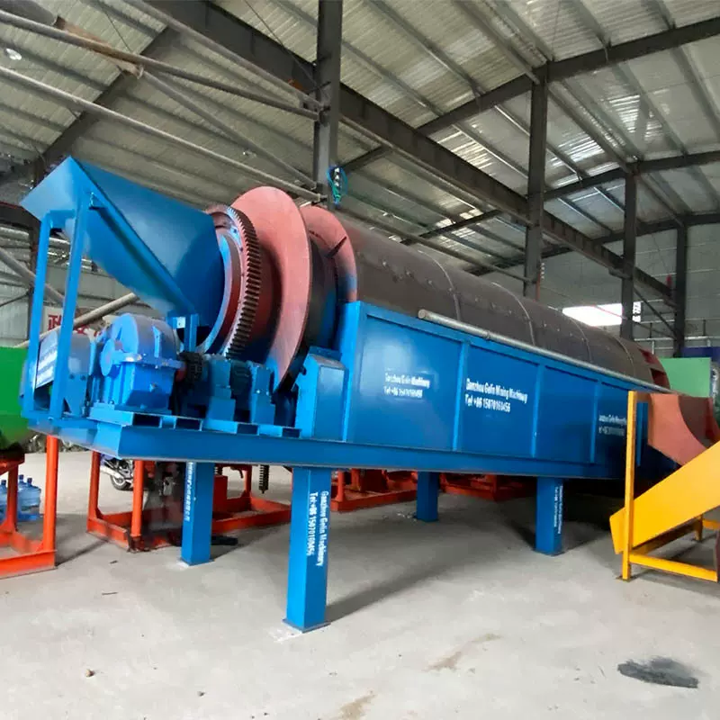 淘沙金设备出口自动无轴滚筒式洗矿机砂金筛选旱地沙金矿筛分设备