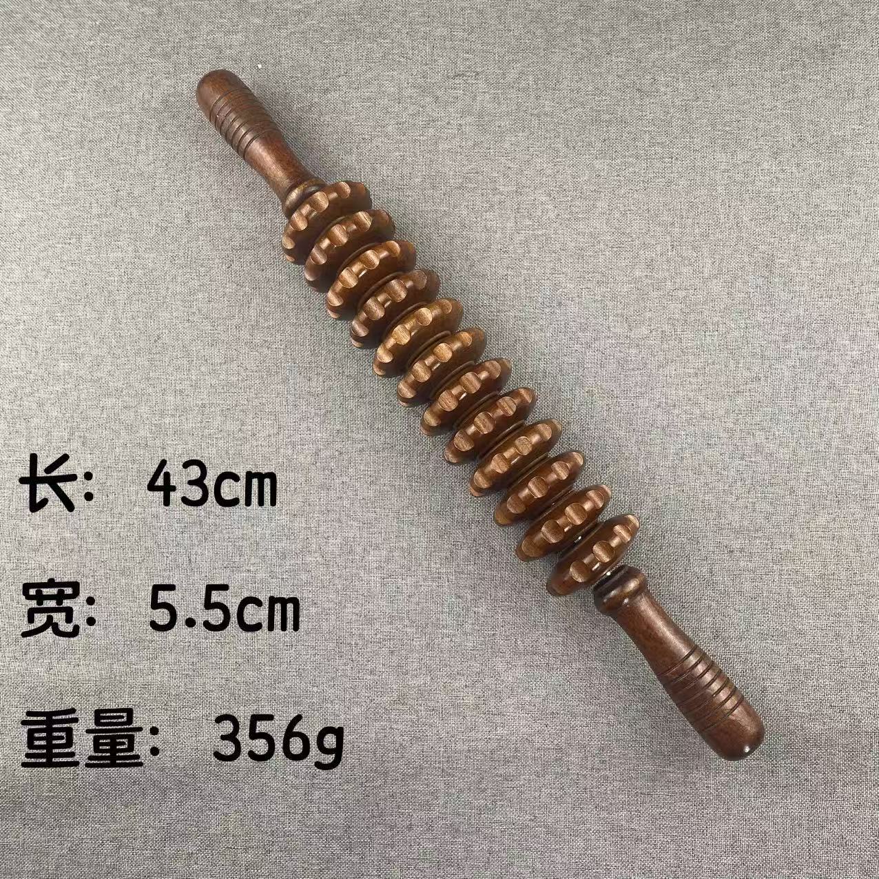 12 ruedas de mango recto café (rojo)