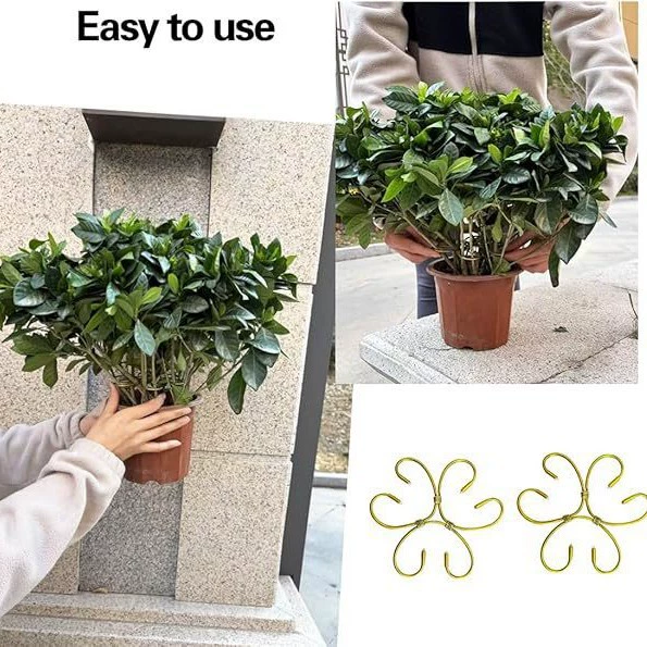 Опорная рама для растений, железная опора для растений, многоразовая рамка для вьющихся растений, опора с антивандальным креплением оптом