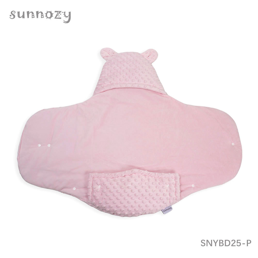 Otoño y invierno más grueso para bebés y niños pequeños anti-saltos transfronterizos saco de dormir para bebés, envoltura caliente para bebés, manta de frijoles tranquilizadora