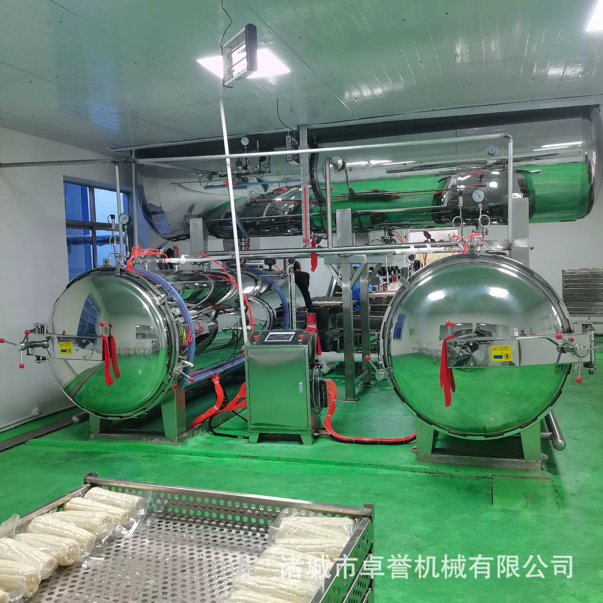 宠物食品熟食豆干灭菌锅卤蛋皮蛋八宝粥高温灭菌罐预制菜杀菌设备