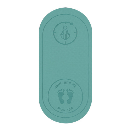 Monochrome TPE elliptical yoga silent non-slip skipping rope mat sports mat non-slip shock absorption dance exercise fitness mat