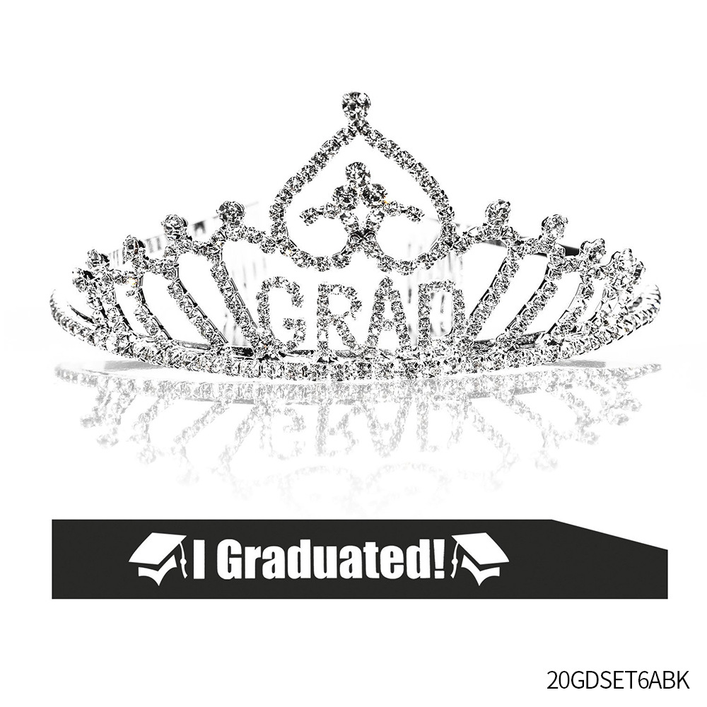 2025 nueva temporada de graduación, ceremonia de graduación, fiesta de graduación, correa para el hombro, etiqueta, traje de corona de graduación