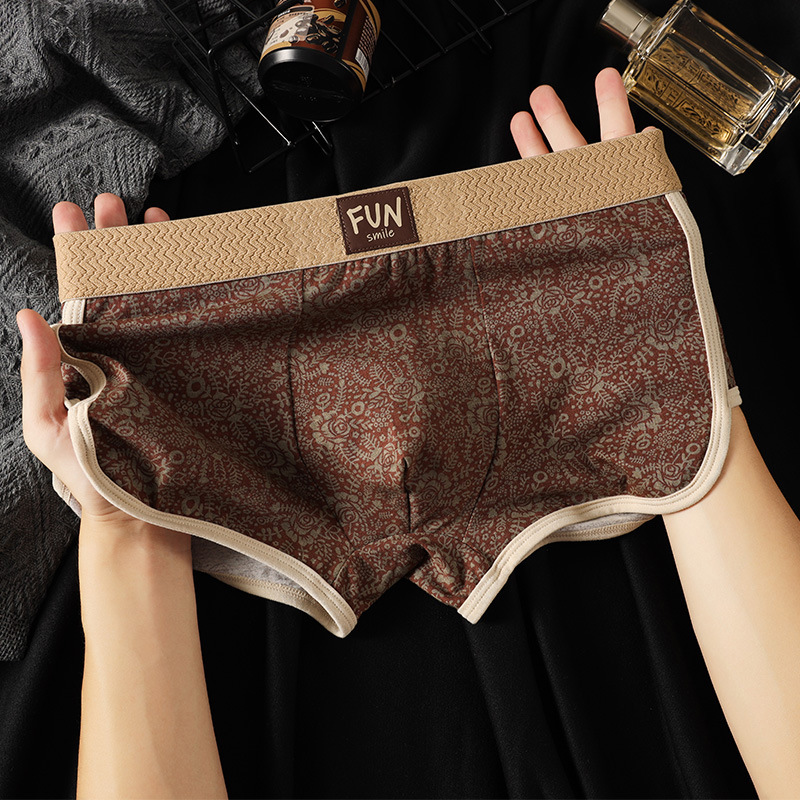 Pantalones interiores de hombre de alta calidad de hombre pantalones cortos de hombre, pantalones de cuatro esquinas de hombre, pantalones interiores de algodón