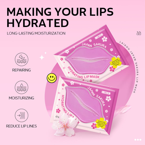 LAIKOU Sakura Lip Mask 6g Moisturizing and Elastic Lip Cosmetics