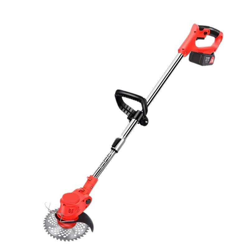 Cortacésped plegable doméstico con batería de litio, desbrozadora, cortadora de césped, batería de litio, certificación transfronteriza