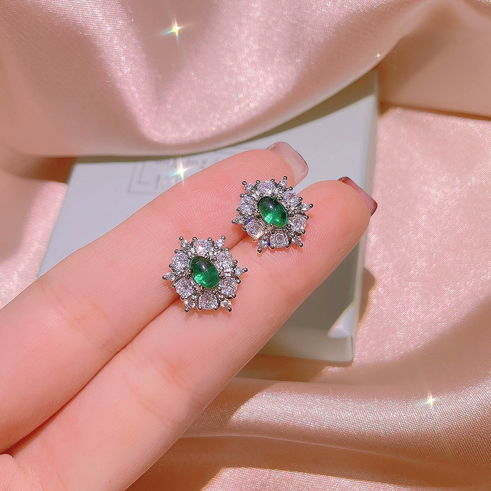 Серьги, дизайнерское колье, комплект, ювелирные изделия, японские и корейские, инкрустированные бриллиантами, комплект из 3 предметов