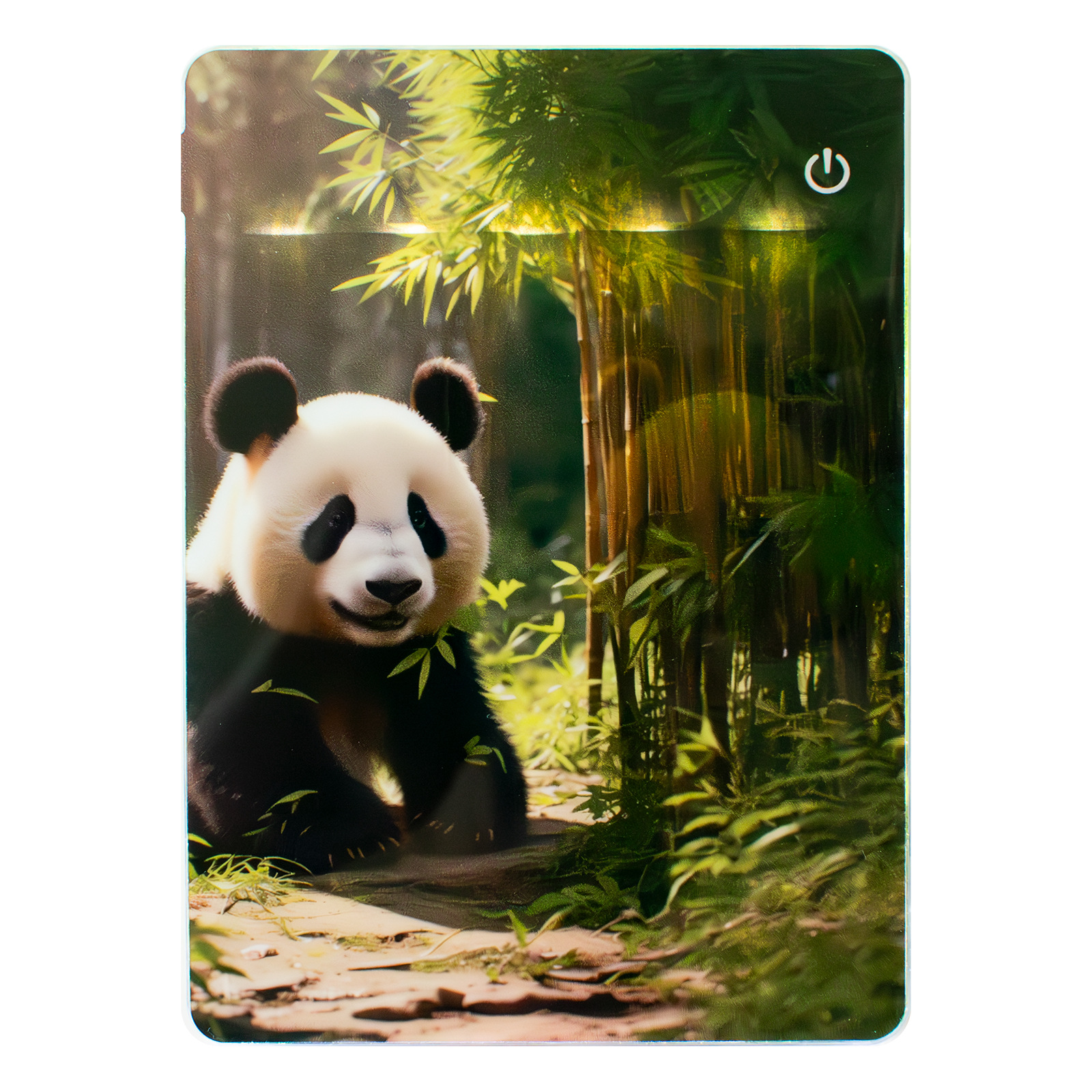 Panda Paradise Atmósfera dinámica Lámpara de arenas movedizas Lámpara de noche Lámpara led personalizada de regalo para niños