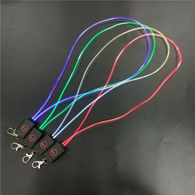 LED cordón luminoso redondo TPU guía de luz resalte tira adhesiva transparente cordón luminoso exposición suministros promocionales