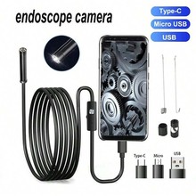 Type-c��׿�ֻ��ڿ�����ҵ�ܵ���ͨ����ͷUSB̽ͷ��ˮ5.5mm�����