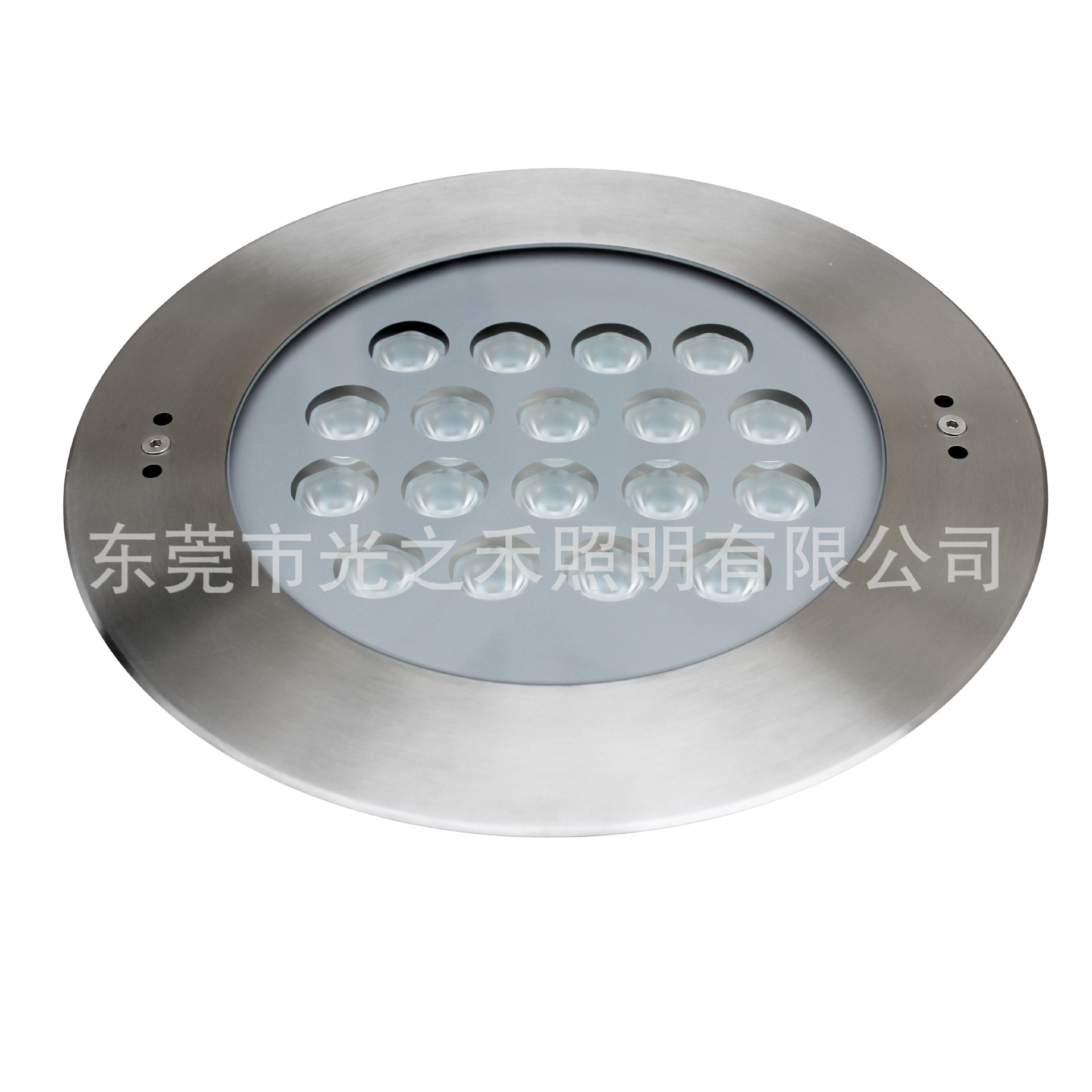 泳池喷泉专用高功率 LED 水底灯 一体成型 316 不锈钢 IP68 防水