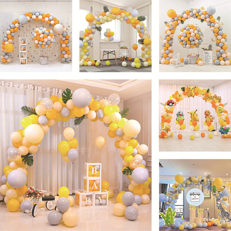 Juego de soporte de arco de globo Forma de base de inyección de agua Columna de globo Fiesta de cumpleaños Decoración de boda Arco de arco image 3