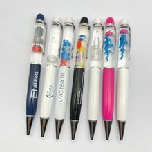 漂浮笔入油笔3d漂浮物圆珠笔精子卵子大脑心脏染色体漂浮物入油笔