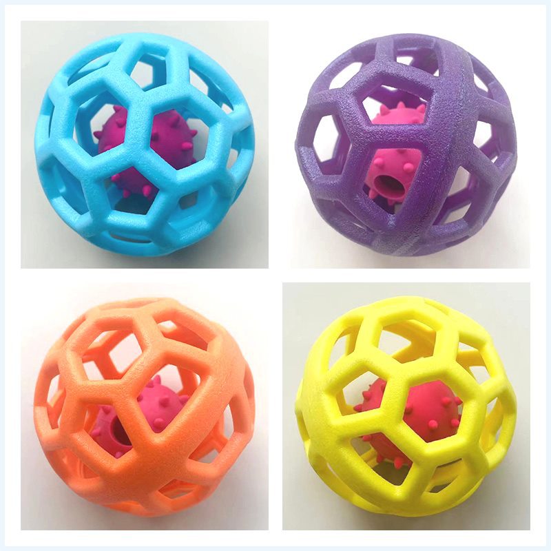 Dog Toy Ball, Puppy Self-Pleasure, Boredom Relief, Sound Ball, Bite-Resistant and Molar-Resistant Pet, Corgi Pomeranian Puppy, Bichon Frize