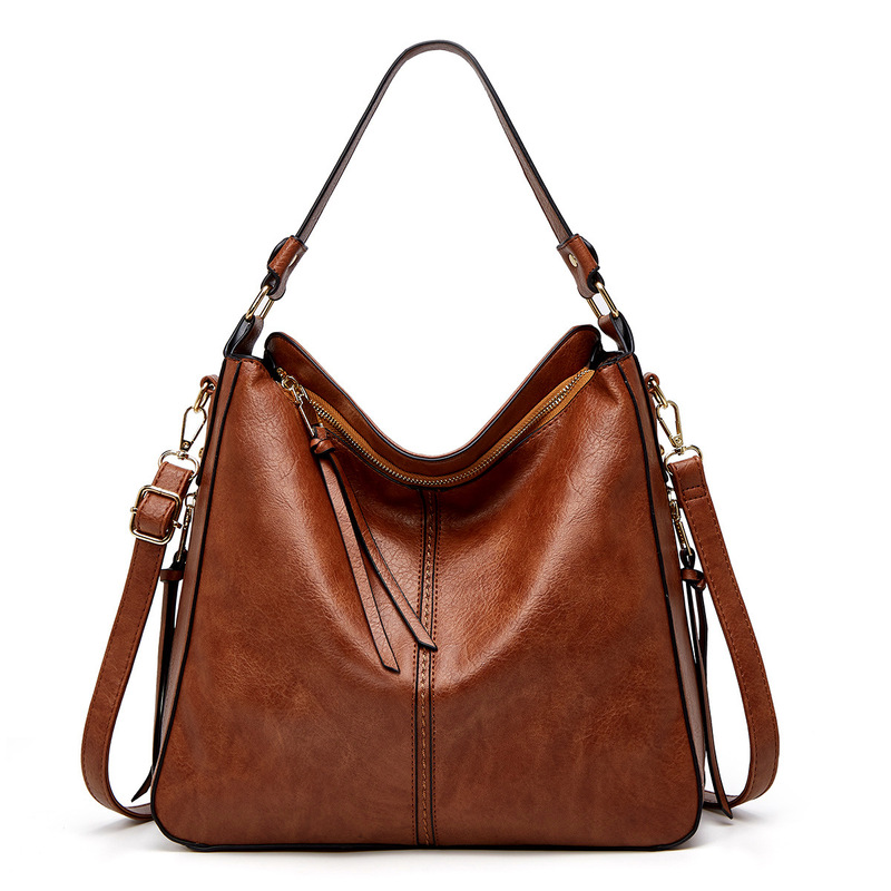 Cross-Border Bags Women's Bags 2025 New European and American Fashion Retro Tote Bags Mother-In-Law Bags Single Shoulder Cross-Body Bags Wholesale