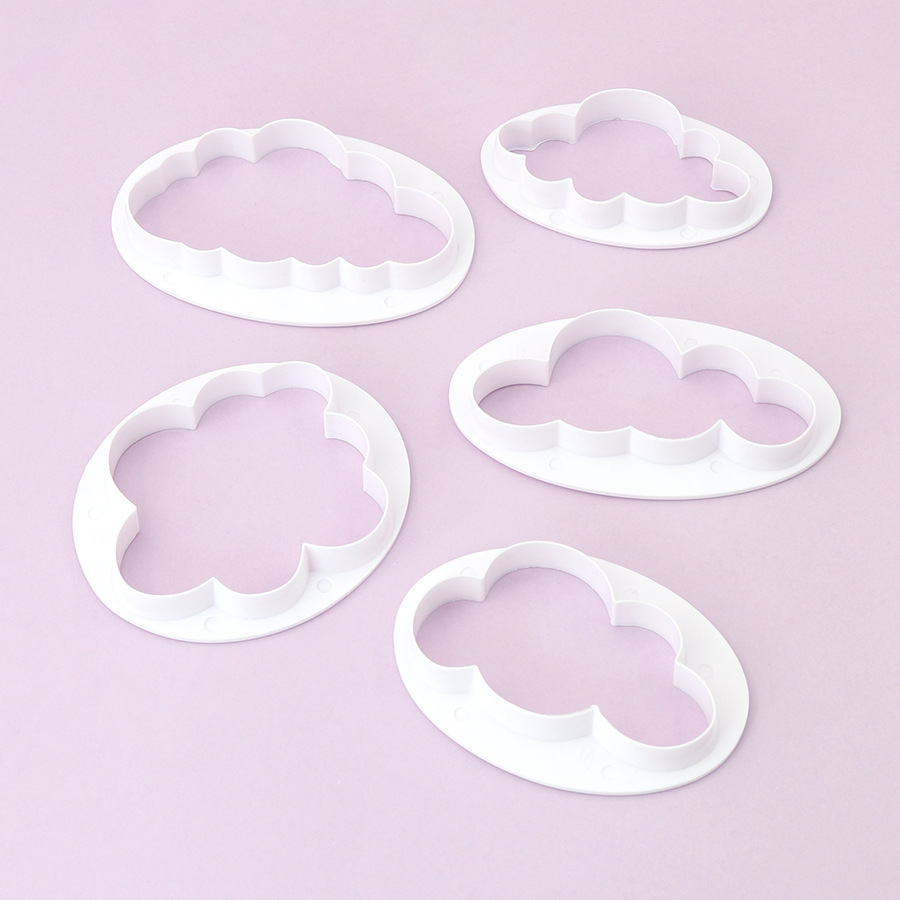 Molde de corte para fondant de nube blanca, molde para estampado de galletas de chocolate, molde para decoración de pasteles, molde para hornear hecho a mano, nuevo modelo image 6