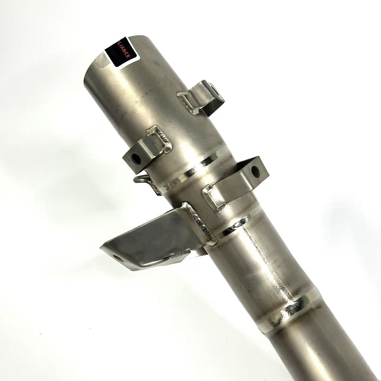 BMW S1000XR/M1000XR modified front section, BMW S1000XR Akrapovic front and middle section, titanium alloy front section