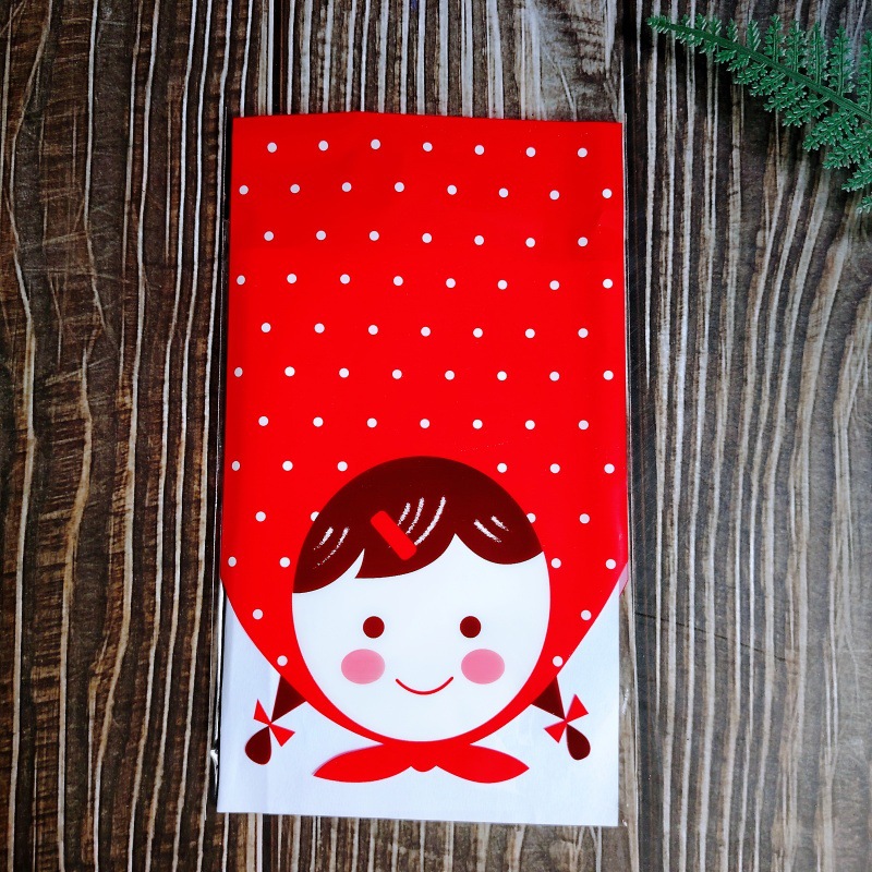 1319CM红色小女孩平口机封袋 7_副本