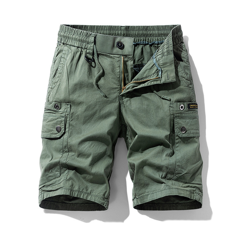 Men's Cargo Shorts, Loose Casual Pants, Multi-Pocket Cargo Pants, Trendy Brand Pants, Men's High-End Men's Clothing