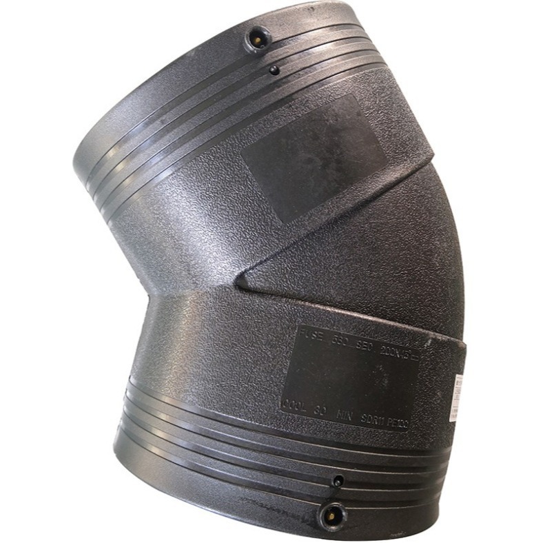 PE电熔22.5°弯头355 PE电熔弯头355 PE355电熔弯头 PE电熔管件