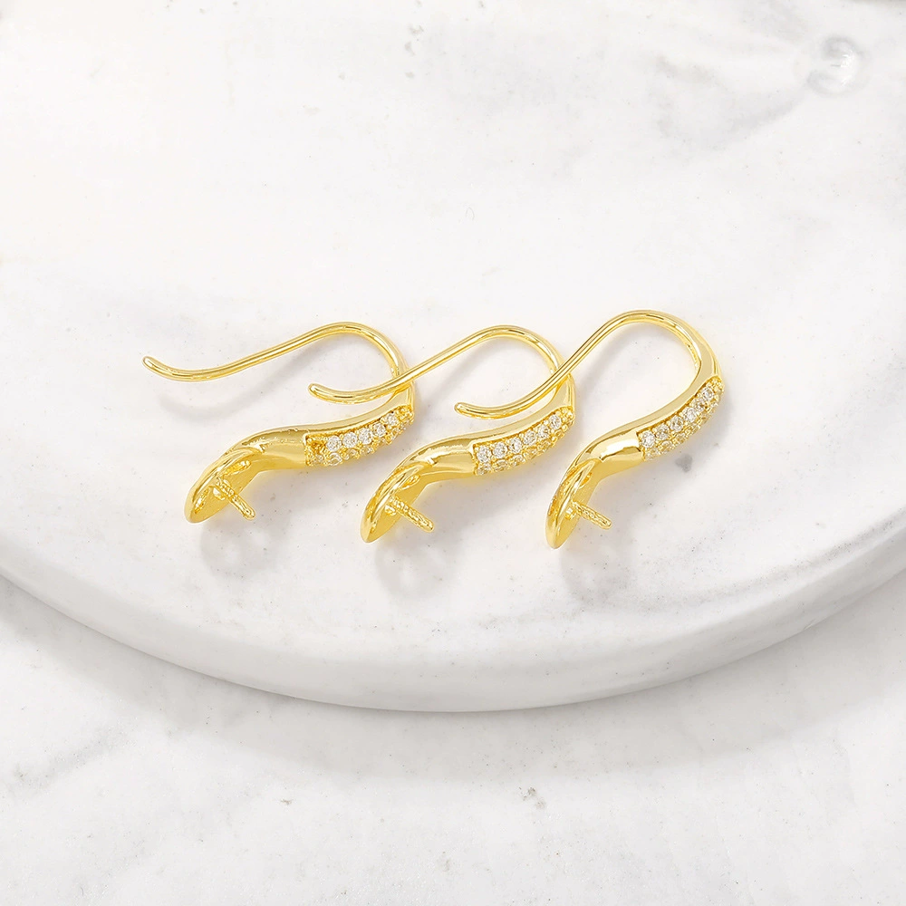 Classic earrings, accessory, accessories, metal material, zirconium, wholesale