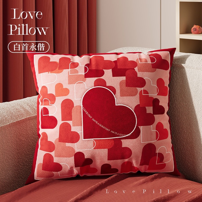 Wedding love pillow a pair of wedding wedding room decoration sofa pillow wedding new house creative wedding gift