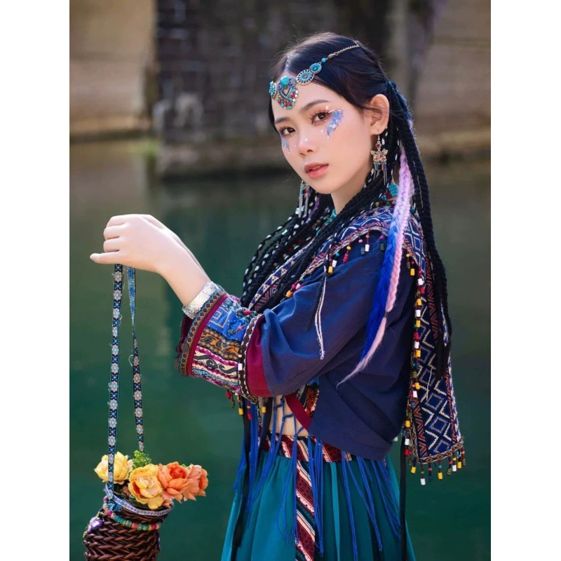 Ethnic children's hair accessory from Yunnan province, ethnic style, boho style